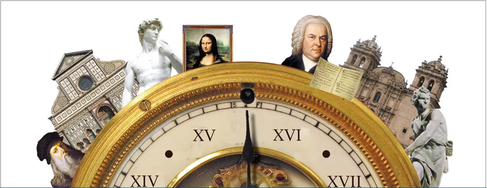 Clases de historia universal online: reloj, arte y monumentos de distintas épocas